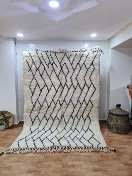 White Qadin Marokkaans handgemaakt tapijt